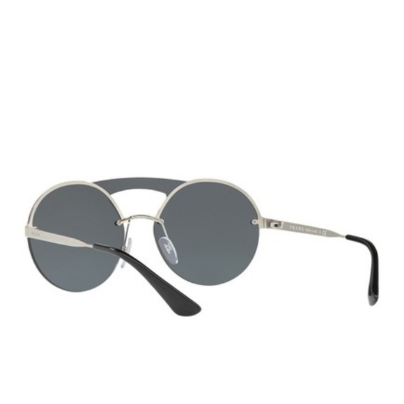 SOLD Prada 36mm Round Sunglasses with Case - Picture 4 of 7